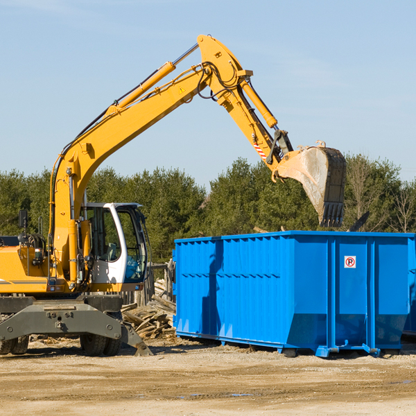 can i request a rental extension for a residential dumpster in Geigertown